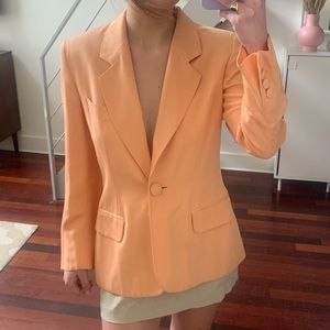 Moschino couture blazer with mandarin back detail